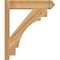 Ekena Millwork Merced Rough Sawn Arts and Crafts Outlooker, Western Red Cedar, 6"W x 24"D x 28"H OUT06X24X28MRC03RWR - alternate 3